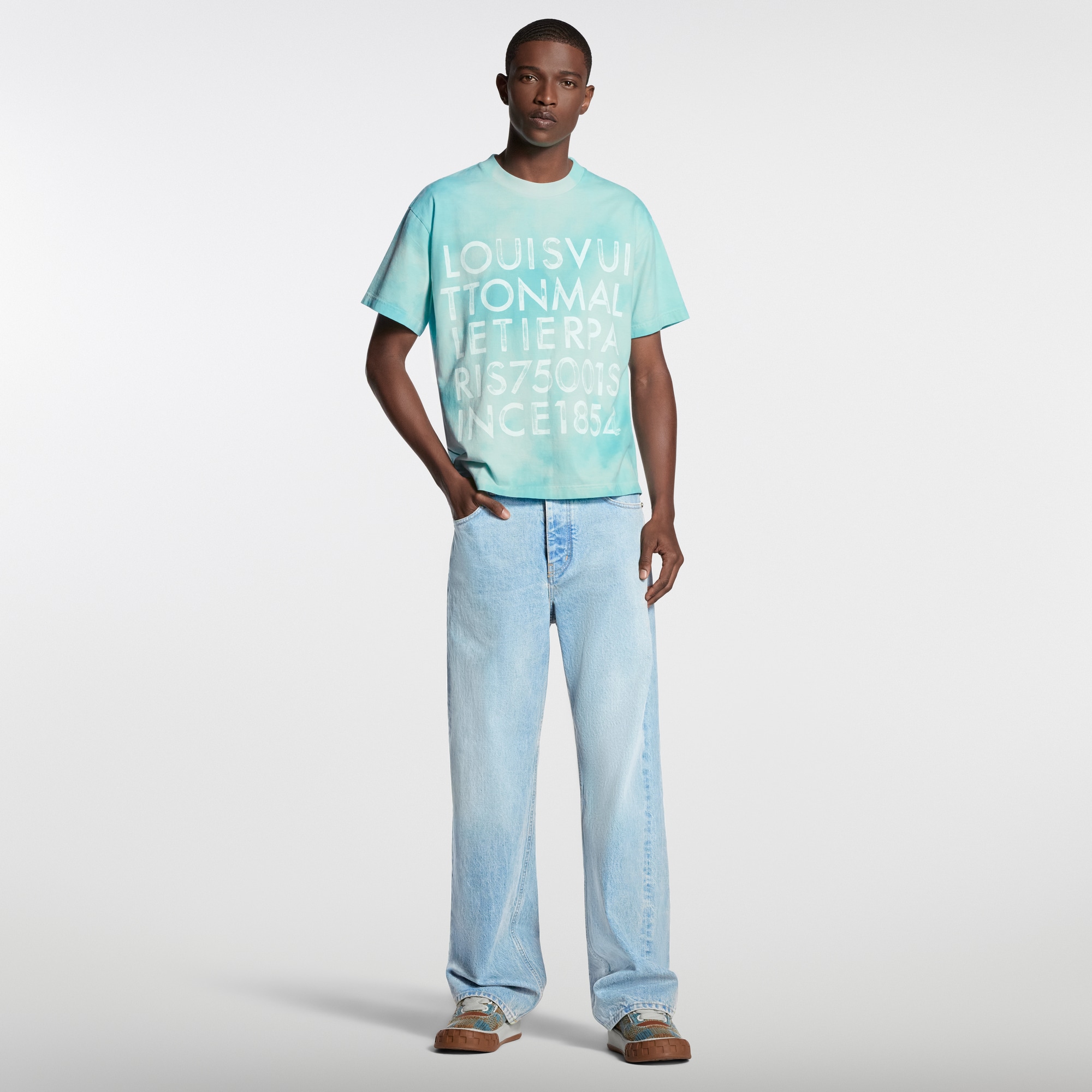 Tie-Dye Printed T-Shirt - For Men | LOUIS VUITTON